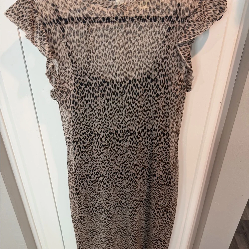Animal Print Midi Dress - Picture 2 of 5